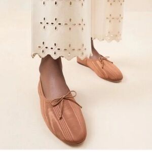 Loeffler Randall Tan Moire Women's Flats